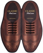 Чорні АнтиШнурки 5+5 (10 шт. в комплекті) 30мм