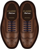 Темно-сині АнтиШнурки 5+5 (10 шт в комплекті) 40мм