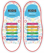 Дитячі Силіконові АнтиШнурки для кросівок і кедів, 12шт. (Довжина: 38мм)