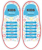 Дитячі Силіконові АнтиШнурки для кросівок і кедів, 12шт. (Довжина: 38мм)