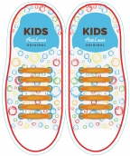 Дитячі Силіконові АнтиШнурки для кросівок і кедів, 12шт. (Довжина: 38мм)