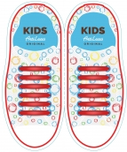 Дитячі Силіконові АнтиШнурки для кросівок і кедів, 12шт. (Довжина: 38мм)