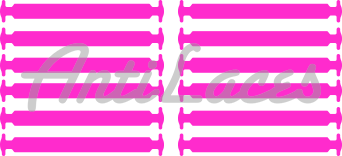 Дитячі Силіконові АнтиШнурки для кросівок і кедів, 12шт. (Довжина: 38мм)