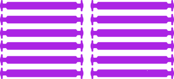 Дитячі Силіконові АнтиШнурки для кросівок і кедів, 12шт. (Довжина: 38мм)