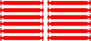 Дитячі Силіконові АнтиШнурки для кросівок і кедів, 12шт. (Довжина: 38мм)