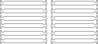 Дитячі Силіконові АнтиШнурки для кросівок і кедів, 12шт. (Довжина: 38мм)