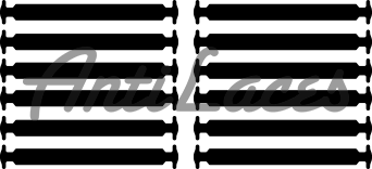 Дитячі Силіконові АнтиШнурки для кросівок і кедів, 12шт. (Довжина: 38мм)