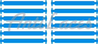 Прямі Силіконові АнтиШнурки для кросівок і кедів, 12шт. (Довжина: 56,5мм)