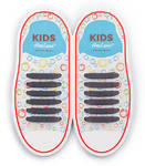 Дитячі Силіконові АнтиШнурки для кросівок і кедів, 12шт. (Довжина: 38мм)