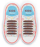 Дитячі Силіконові АнтиШнурки для кросівок і кедів, 12шт. (Довжина: 38мм)