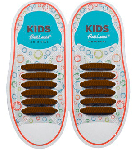 Дитячі Силіконові АнтиШнурки для кросівок і кедів, 12шт. (Довжина: 38мм)